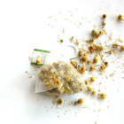 organic chamomile from two leaves and a bud