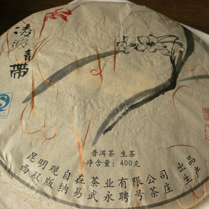 2008 Yong Pin Hao "Stone-Pressed Yi Wu Wild Arbor" from Yong Pin Hao Tea Factory