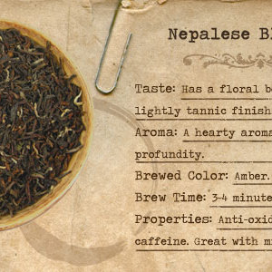 Nepalese Black Tea from Mountain Rose Herbs