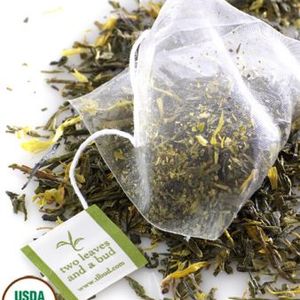 Organic Orange Sencha Green Tea from two leaves and a bud