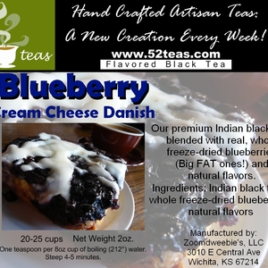 Blueberry Cream Cheese Danish Black Tea from 52teas