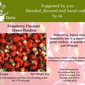 Strawberry Flavored Green Rooibos from 52teas