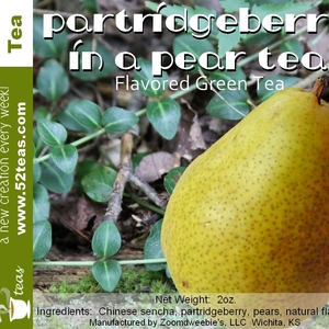 Partridgeberry in a Pear Tea from 52teas