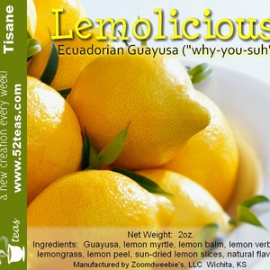 Lemolicious Ecuadorian Guayusa from 52teas