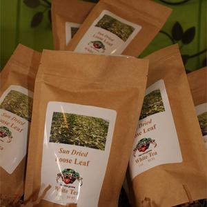 Sun Dried Loose Leaf White Tea from Sakuma Bros. 