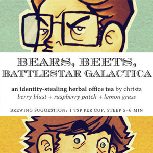 Bears, Beets, Battlestar Galactica from Adagio Teas