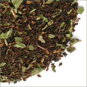Decaf chocolate mint black from The Tea Table