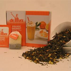 Craving Tea- Ornge Sherbet Green(Bagged) from Dr. Tea's Tea Garden