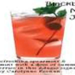 A Blackberry Mint Julep from Custom-Adagio Teas