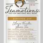 Discover Joy - Lemon Vanilla Green Tea from Teamotions