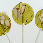 Matcha Green Tea with Toasted Almonds and Pear - Lollipop from The Groovy Baker