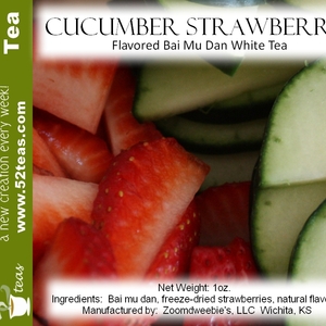 Cucumber Strawberry Bai Mu Dan from 52teas