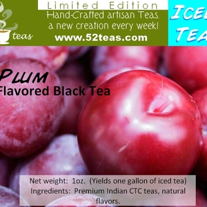 Plum Flavored Black Tea (Iced Tea Series) from 52teas