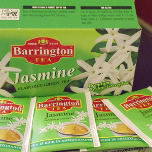 Jasmine flavored Green Tea from Barrington Tea