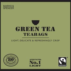 Fairtrade Green Tea teabags from Marks & Spencer Tea
