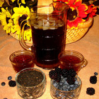 Blueberry/Blackberry Herbal tea (teabags are placed in one of Teaman's canister) from Teaman Teas