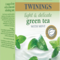 green tea with mint from Twinings