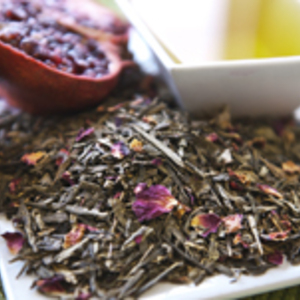 Pomegranate Sencha Green Tea from Peter Asher Coffee and Tea