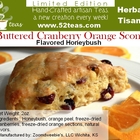 Buttered Cranberry Orange Scone Honeybush from 52teas
