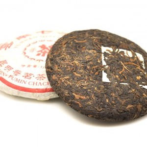 2005 Mini Pu-erh Bing Cha-Tea Cake-05PM100-10pcs/Stack from ESGREEN