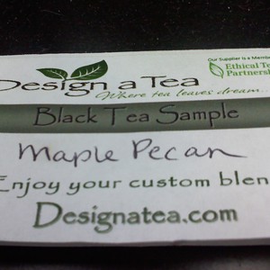 Maple Pecan Black Tea from Design a Tea