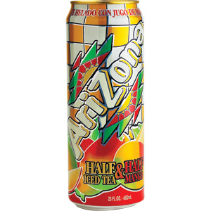 Half Iced Tea & Half Mango from Arizona