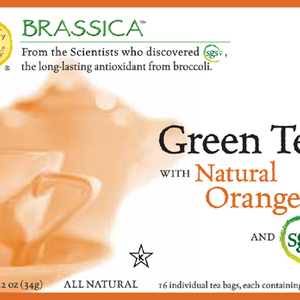 Green Tea with Natural Orange Flavor and SGS from Brassica Protection Products