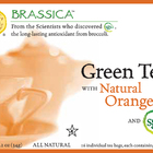 Green Tea with Natural Orange Flavor and SGS from Brassica Protection Products