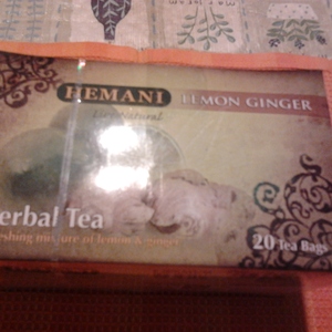 Lemon Ginger Herbal Tea from Hemani