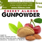 Cherry Almond Gunpowder from 52teas
