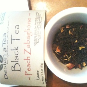 Peach Zabaglione from Design a Tea