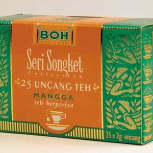 Mango tea from BOH Seri Songket