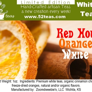 Red Hot Orange White from 52teas