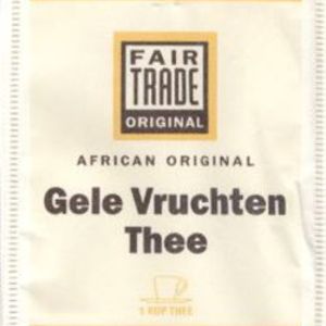 Gele Vruchten Thee [Yellow Fruit Tea] from Fair Trade Original
