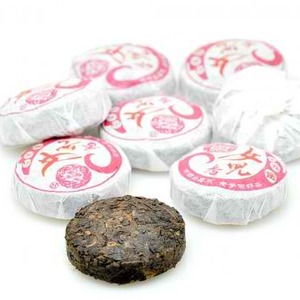 2002 Ripe Mini Puerh Mini Bing – Tea Cake from ESGREEN