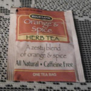 Orange & Spice (Herb) Tea from Bigelow