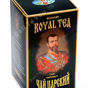 Czar Nicolas II from russian royal tea