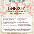Energy Tea from Herb Essentia