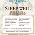 Sleep Well Tea from Herb Essentia