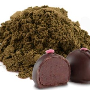 Raspberry Truffle Matcha (Black Matcha Base) from Red Leaf Tea