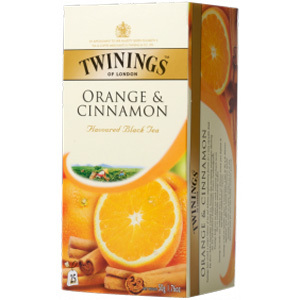 Black Tea flavoured with Orange & Cinnamon from Twinings