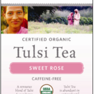 Sweet Rose Tulsi Tea from Organic India