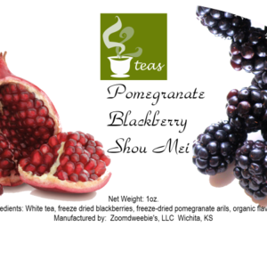 Pomegranate Blackberry Shou Mei from 52teas
