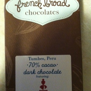Lapsang Souchong & Sea Salt dark chocolate bar from Dobra Tea - French Broad Chocolates