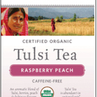 Raspberry Peach Tulsi Tea from Organic India