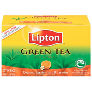 Orange and Passion Fruit & Jasmine from Lipton