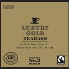 Fairtrade Luxury Gold teabags from Marks & Spencer Tea