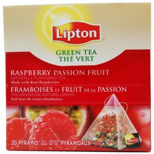 Raspberry and Passionfruit Pyramid Teabags from Lipton