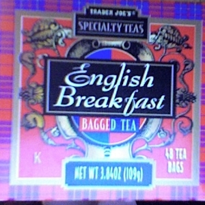 English Breakfast Tea from Trader Joe's