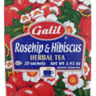 Rosehip & Hibiscus Herbal Tea from Galil